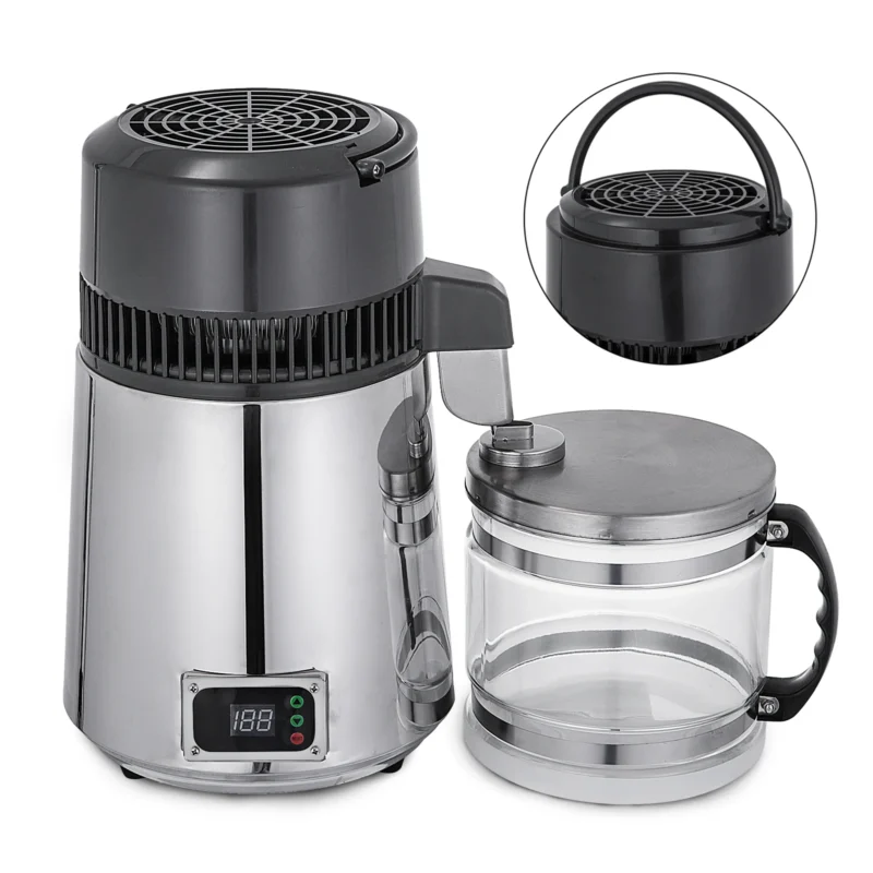 Temperature-Adjust 750W 4L Pure Water Distiller - Image 1
